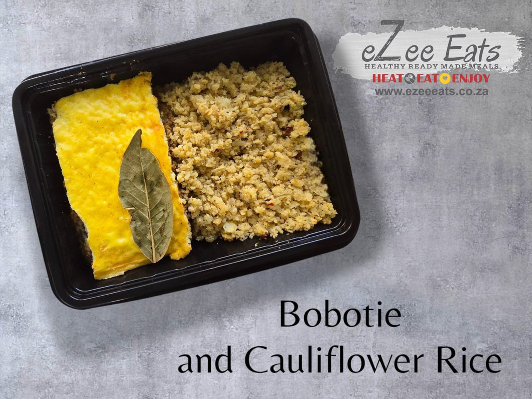 LC Bobotie and Cauliflower rice